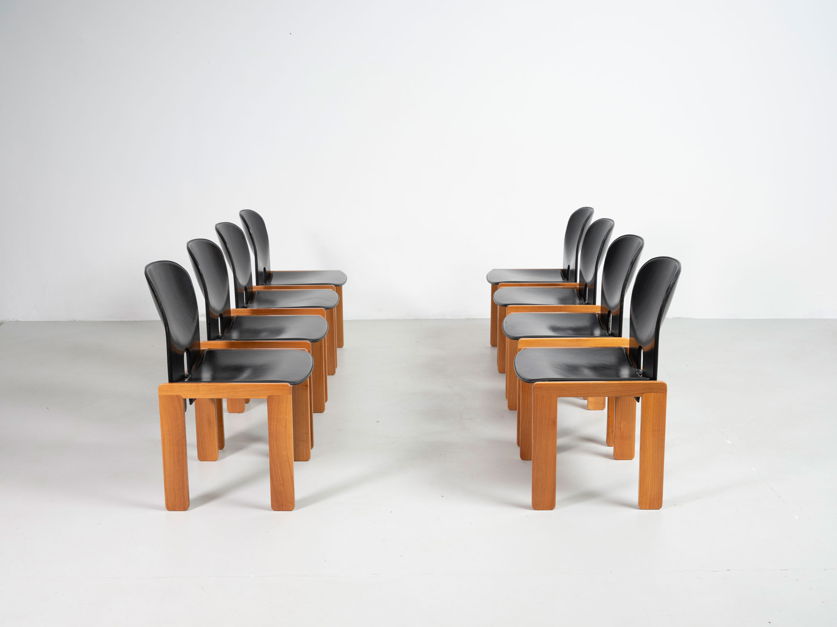 Set of Eight 121 Chairs